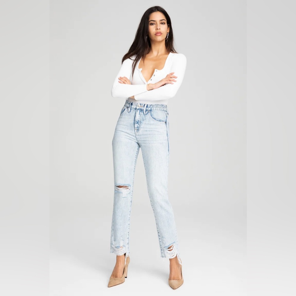 NWOT Good American Good Classic jean size 8